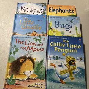 The Chilly Little Penguin Set Of 6 Books Usborne First Reading Levels 1-4 Animal